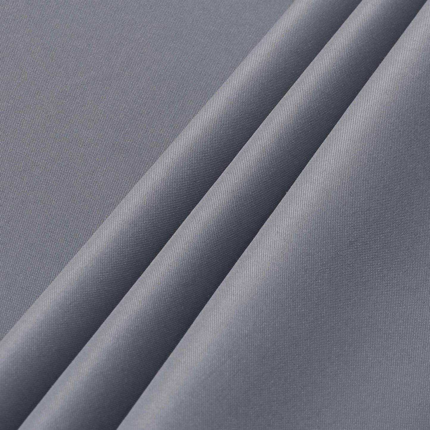 sancua 2 Pack Light Grey Tablecloth 60 x 102 Inch, Rectangle 6 Feet Table Cloth - Stain and Wrinkle Resistant Washable Polyester Table Cover for Dining Tables, Buffet Parties and Camping