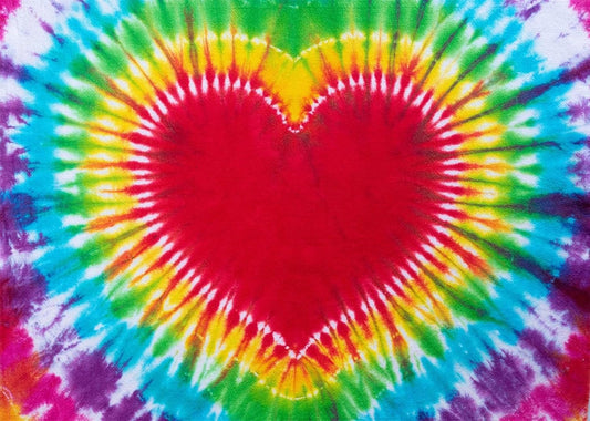 Hippie Backdrop 9x6ft 60s 70s Backgrounds Tie Dye Theme Party Decorations Hippie Supplies Photo Booth Props