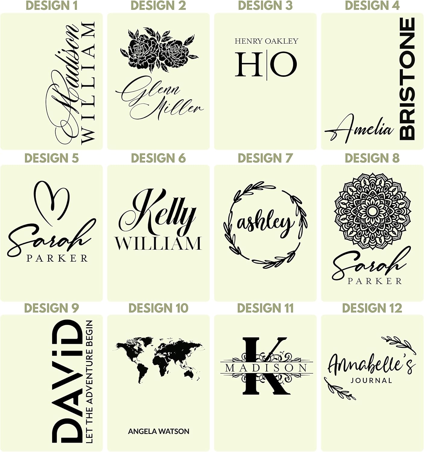 GIFTBYGIFTY Personalized Leather Journal Notebooks for Women | 12 Design, 9 Color - Burgundy | Custom Notebook for Women - Diary for Girls