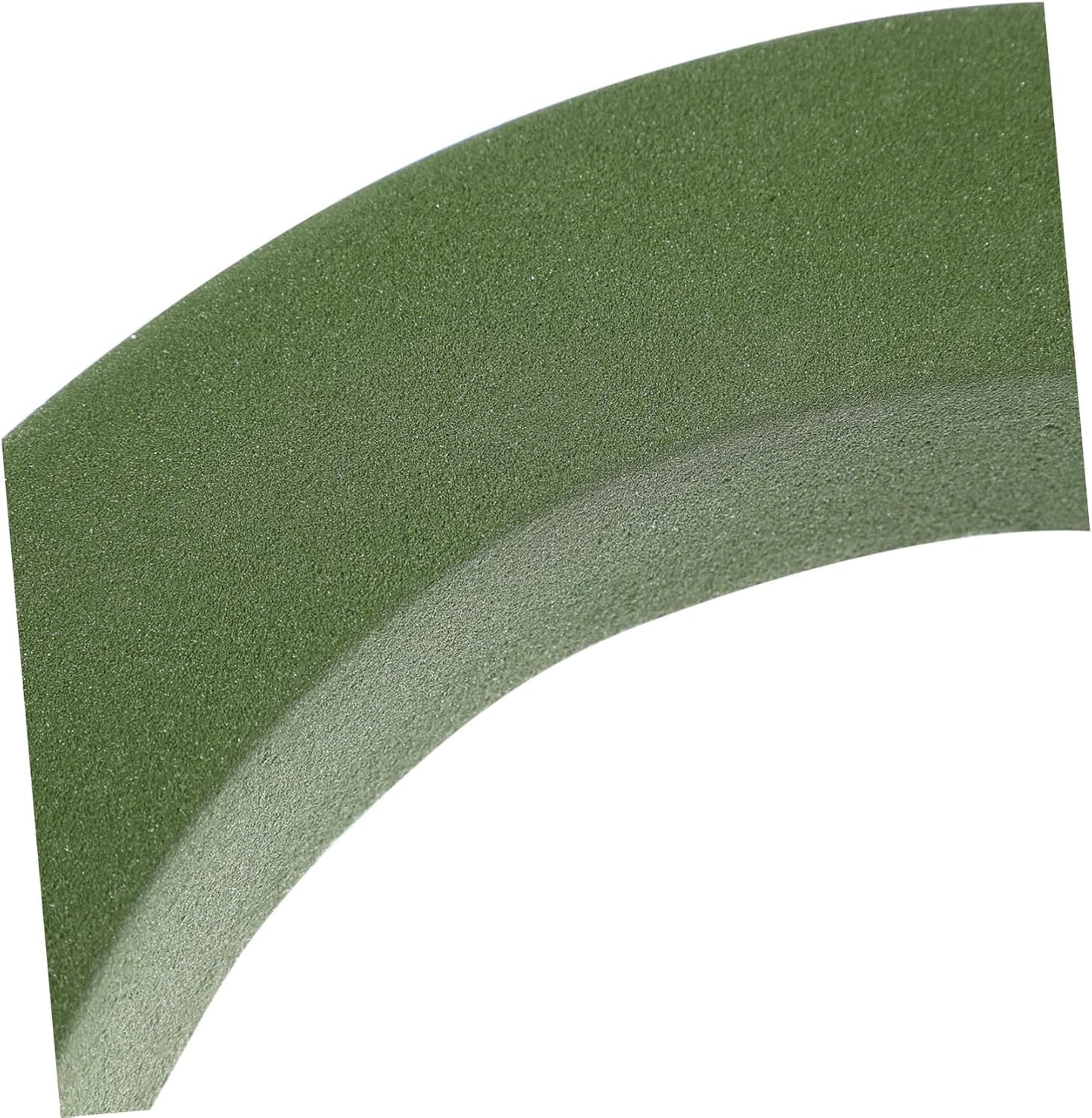 DOITOOL Flower Foam Ring with Suction Cup Car Flower Mud Green Wet Foam Blocks Round Floral Foam Blocks Artificial Floral Arrangements Mud for Florist Wedding Car Holiday Decoration 140g (Pack of 2)