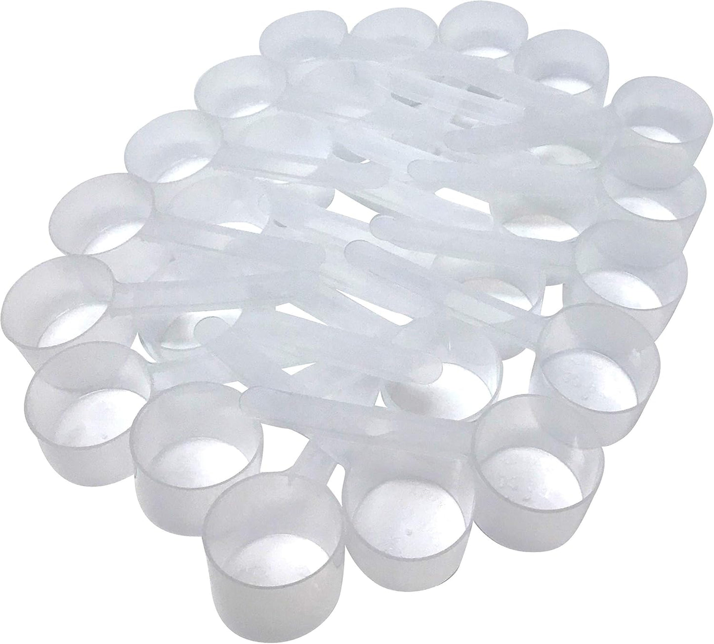 4 Teaspoon (20 mL) Long Handle Scoop for Measuring Coffee, Pet Food, Grains, Protein, Spices and Other Dry Goods (Pack of 25)