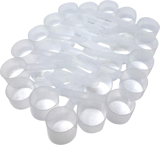 3 Tablespoon (1.5 Oz. | 43 mL) Long Handle Scoop for Measuring Coffee, Pet Food, Grains, Protein, Spices and Other Dry Goods (Pack of 25)