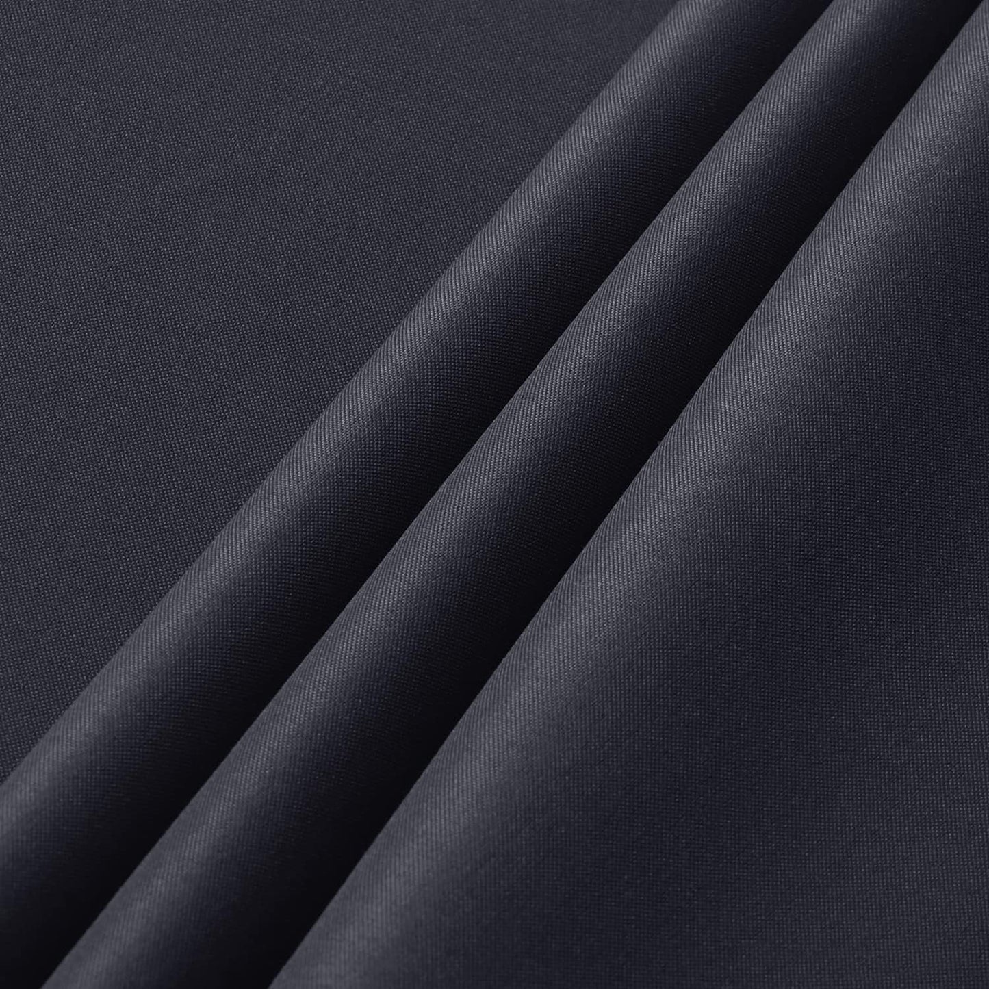 sancua 2 Pack Dark Grey Tablecloth 60 x 102 Inch, Rectangle 6 Feet Table Cloth - Stain and Wrinkle Resistant Washable Polyester Table Cover for Dining Tables, Buffet Parties and Camping