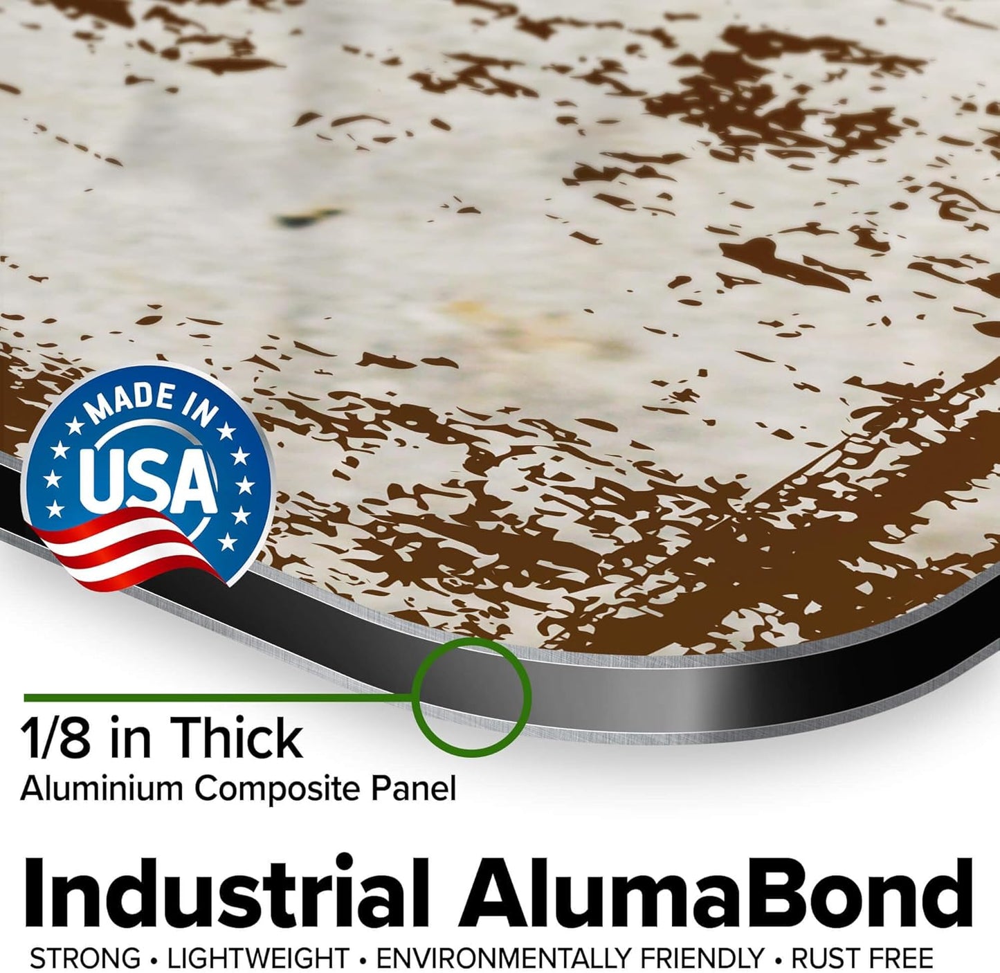 Custom Sign, Custom Street Sign, 11 Font Colors, 13 Font Styles, 4 Hole Options, 22 Sizes, 36x36 Inches, Rust Free DiBound, Fade Resistant, Made in USA by My Sign Center (Rustic)