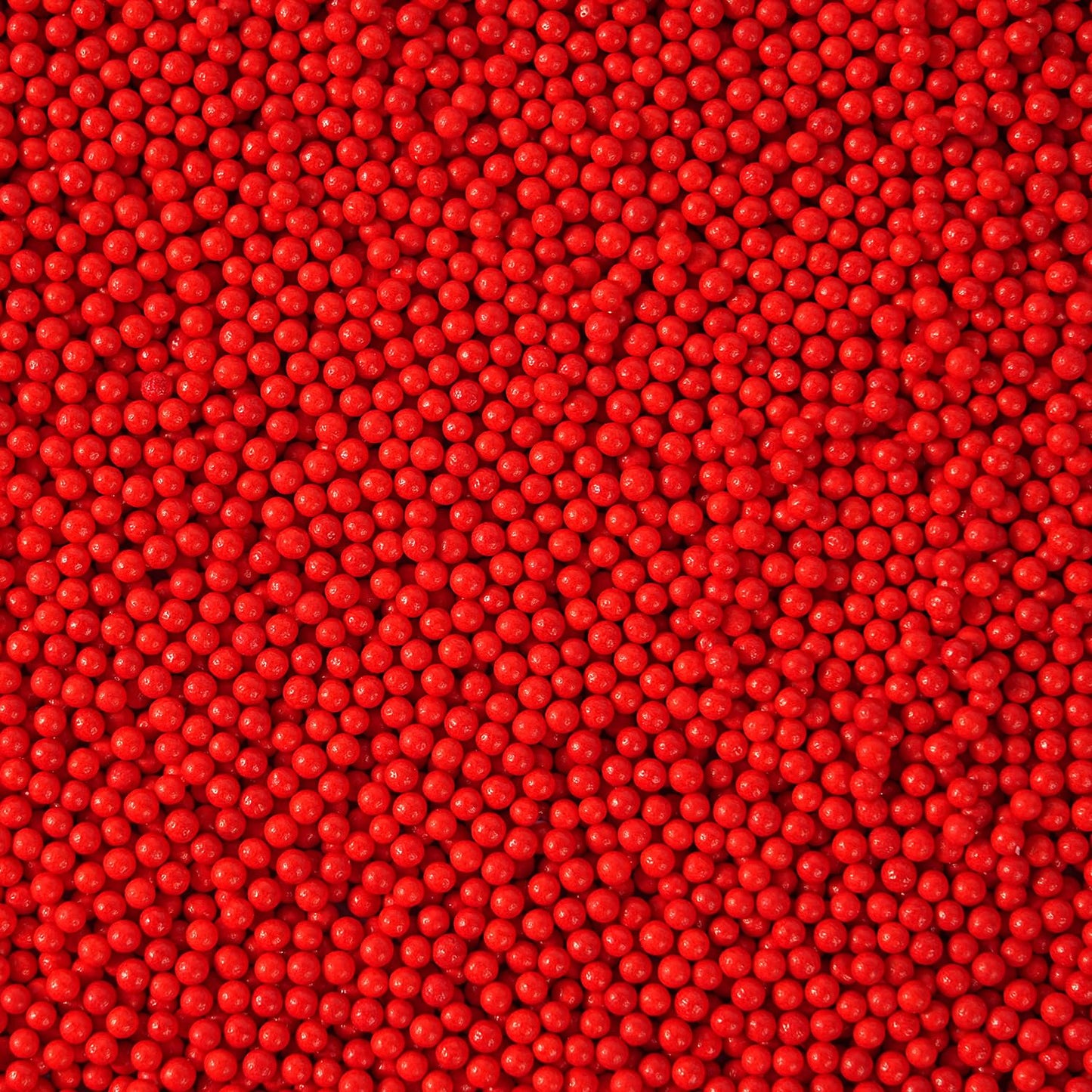 Edible Nonpareils Sprinkles, 2mm Red Pearls Sprinkles, Red Nonpareils Sprinkle for Birthday, Wedding, Valentines, 4th of July, Halloween, Christmas (4.23oz/120g)