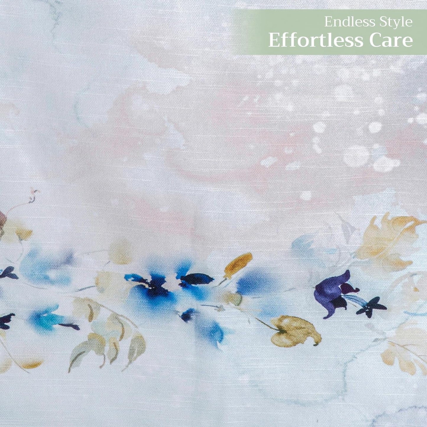 Maison d' Hermine Table Runner 100% Cotton Double Layer Table Runners 72 inches Long Decorative for Home Kitchen Dining Party Wedding Bridal Shower Spring Summer (Lazy Summer Days, 14.50" x 72")