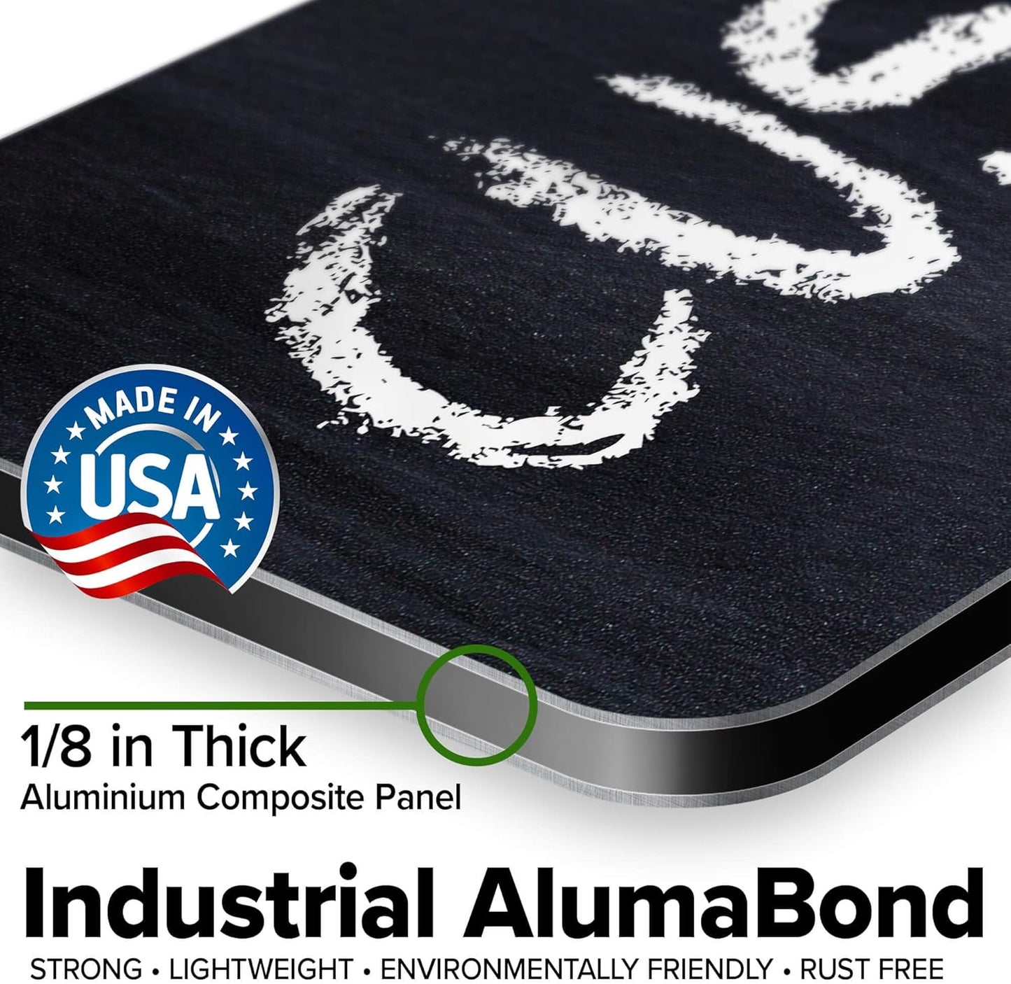 Custom Sign, Custom Street Sign, 11 Font Colors, 13 Font Styles, 4 Hole Options, 22 Sizes, 8x32 Inches, Rust Free DiBound, Fade Resistant, Made in USA by My Sign Center (Chalkboard Black)