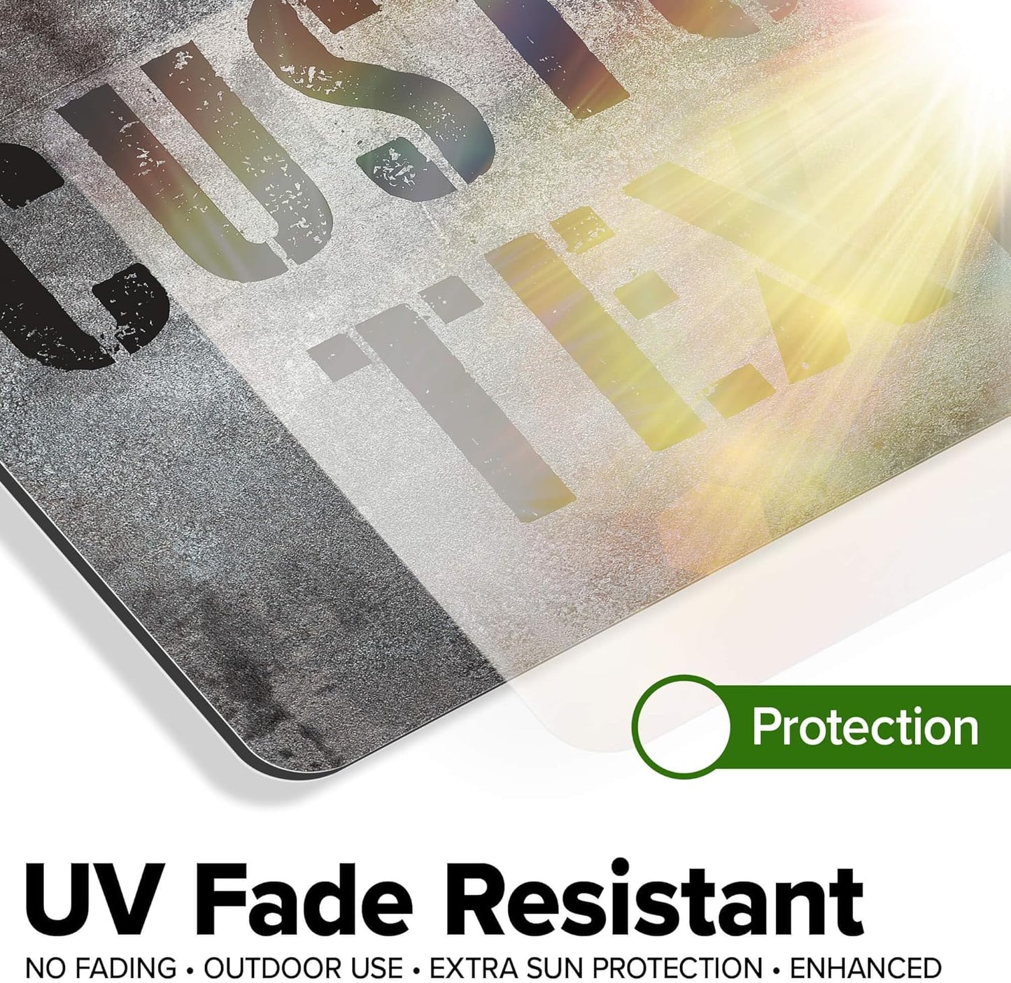 Custom Sign, Custom Street Sign, 11 Font Colors, 13 Font Styles, 4 Hole Options, 22 Sizes, 7x10 Inches, Rust Free DiBound, Fade Resistant, Made in USA by My Sign Center (Grunge Metal)