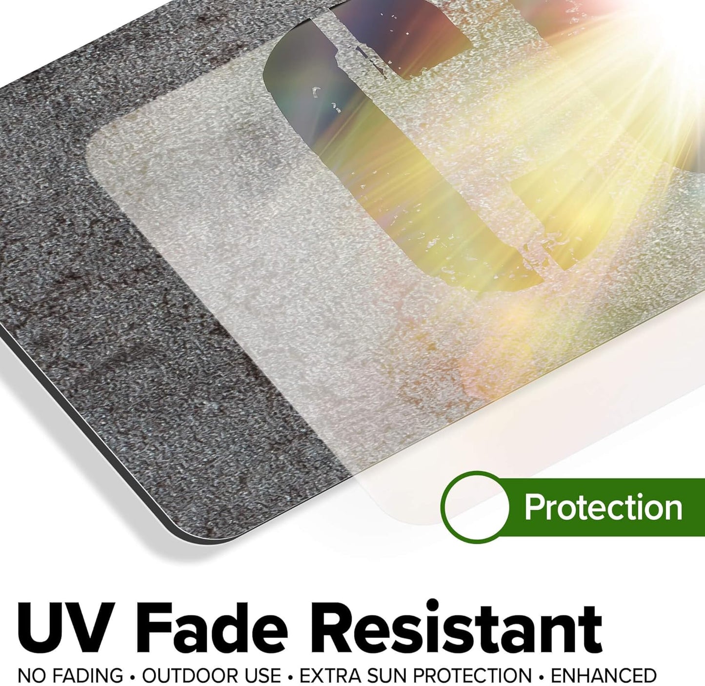 Custom Sign, Custom Street Sign, 11 Font Colors, 13 Font Styles, 4 Hole Options, 22 Sizes, 6x36 Inches, Rust Free DiBound, Fade Resistant, Made in USA by My Sign Center (Grunge Metal)