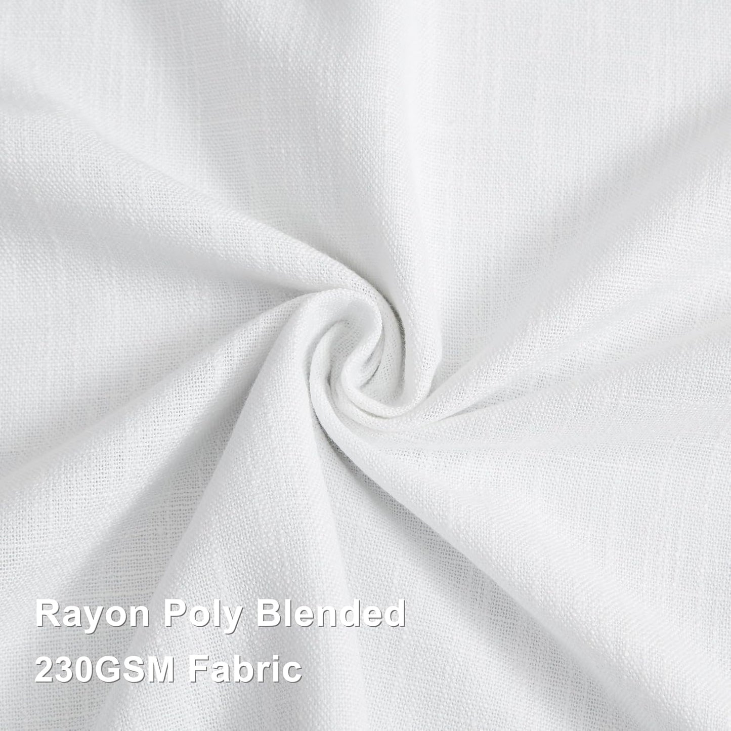 Vision Home White Pinch Pleated Semi Sheer Curtains Textured Light Filtering Window Curtains 102 inch for Living Room Bedroom Patio Rayon Blended Pinch Pleat Drapes with Hooks 1 Panel 60" Wx102 L