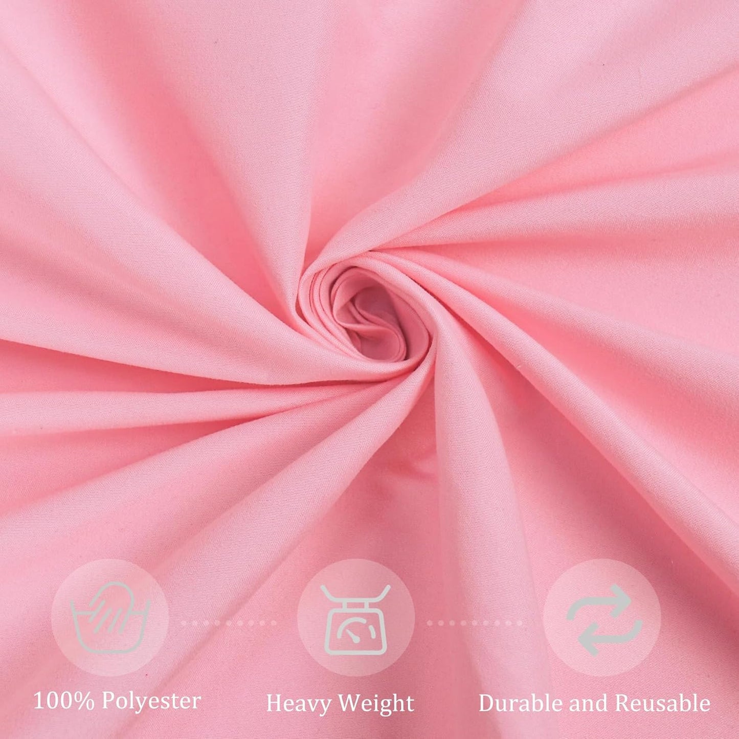 8 Pack Round Tablecloth 70 Inch Pink Round Table Covers Bulk Washable Polyester Fabric Table Clothes for Wedding Party Reception Banquet Buffet Restaurant (Pink, 70 Inch)