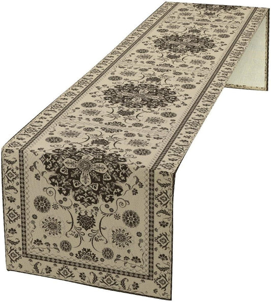 Boho Vintage Elegant Table Runner Farmhouse for Home Farmhouse Kitchen Table Dining Coffee Room Garden Party Wedding Decor 13x60in