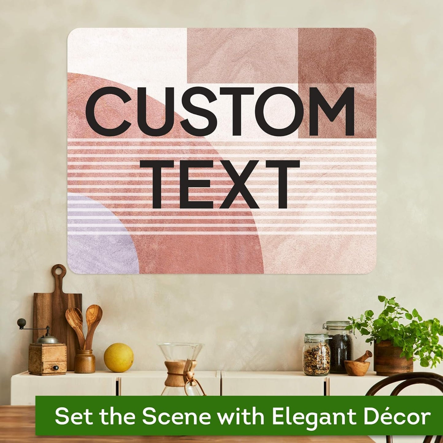 Custom Sign, Custom Street Sign, 11 Font Colors, 13 Font Styles, 4 Hole Options, 22 Sizes, 24x30 Inches, Rust Free DiBound, Fade Resistant, Made in USA by My Sign Center (Mid-Century Modern 1)