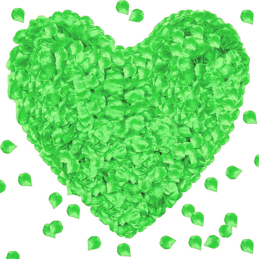 1000 Pieces Artificial Silk Rose Petals Flower Decoration Wedding Party (Light Green)