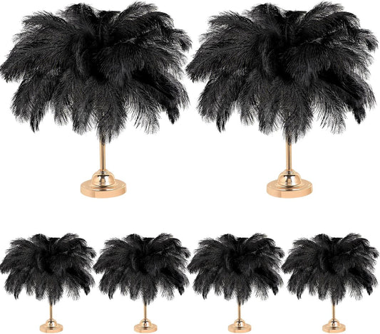 80 Pcs Large Natural Ostrich Feathers Plumes 14-16 Inch Bulk for DIY Crafts Wedding Party Centerpiece Vase