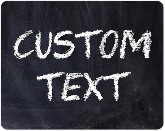 Custom Sign, Custom Street Sign, 11 Font Colors, 13 Font Styles, 4 Hole Options, 22 Sizes, 24x30 Inches, Rust Free DiBound, Fade Resistant, Made in USA by My Sign Center (Chalkboard Black)