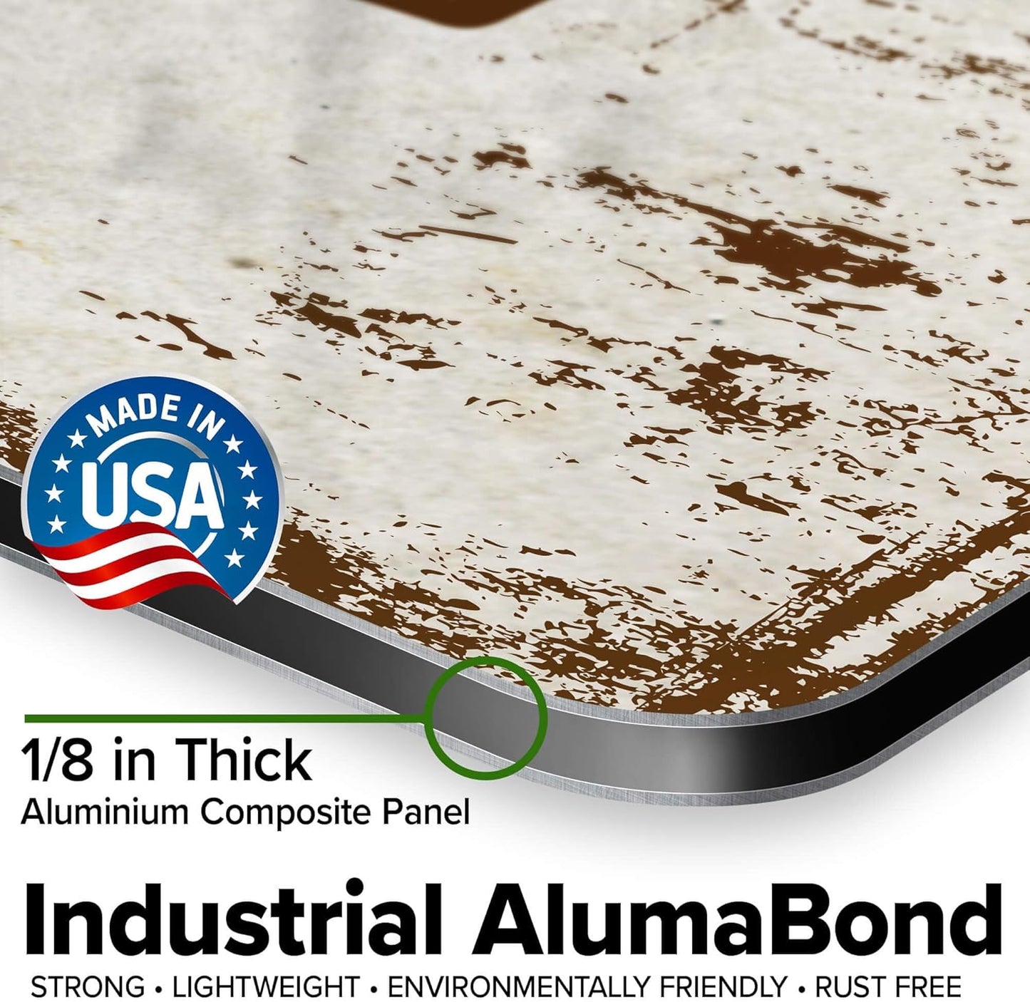 Custom Sign, Custom Street Sign, 11 Font Colors, 13 Font Styles, 4 Hole Options, 22 Sizes, 30x30 Inches, Rust Free DiBound, Fade Resistant, Made in USA by My Sign Center (Rustic)