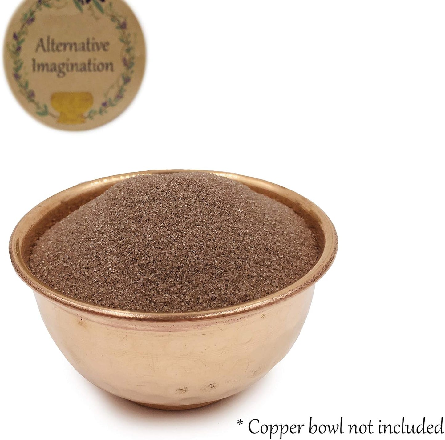 Brown Fine Colored Sand for Ritual Use, Zen Gardens, Incense Burners, Smudging Bowls, Unity Ceremonies, Mandalas, Spiritual Practices, Arts & Crafts by Alternative Imagination (1 Pound)