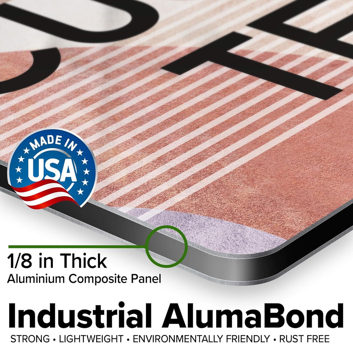 Custom Sign, Custom Street Sign, 11 Font Colors, 13 Font Styles, 4 Hole Options, 22 Sizes, 12x18 Inches, Rust Free DiBound, Fade Resistant, Made in USA by My Sign Center (Mid-Century Modern 1)