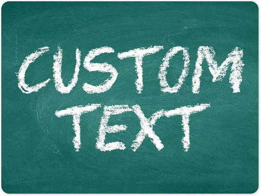 Custom Sign, Custom Street Sign, 11 Font Colors, 13 Font Styles, 4 Hole Options, 22 Sizes, 18x24 Inches, Rust Free DiBound, Fade Resistant, Made in USA by My Sign Center (Chalkboard Green)