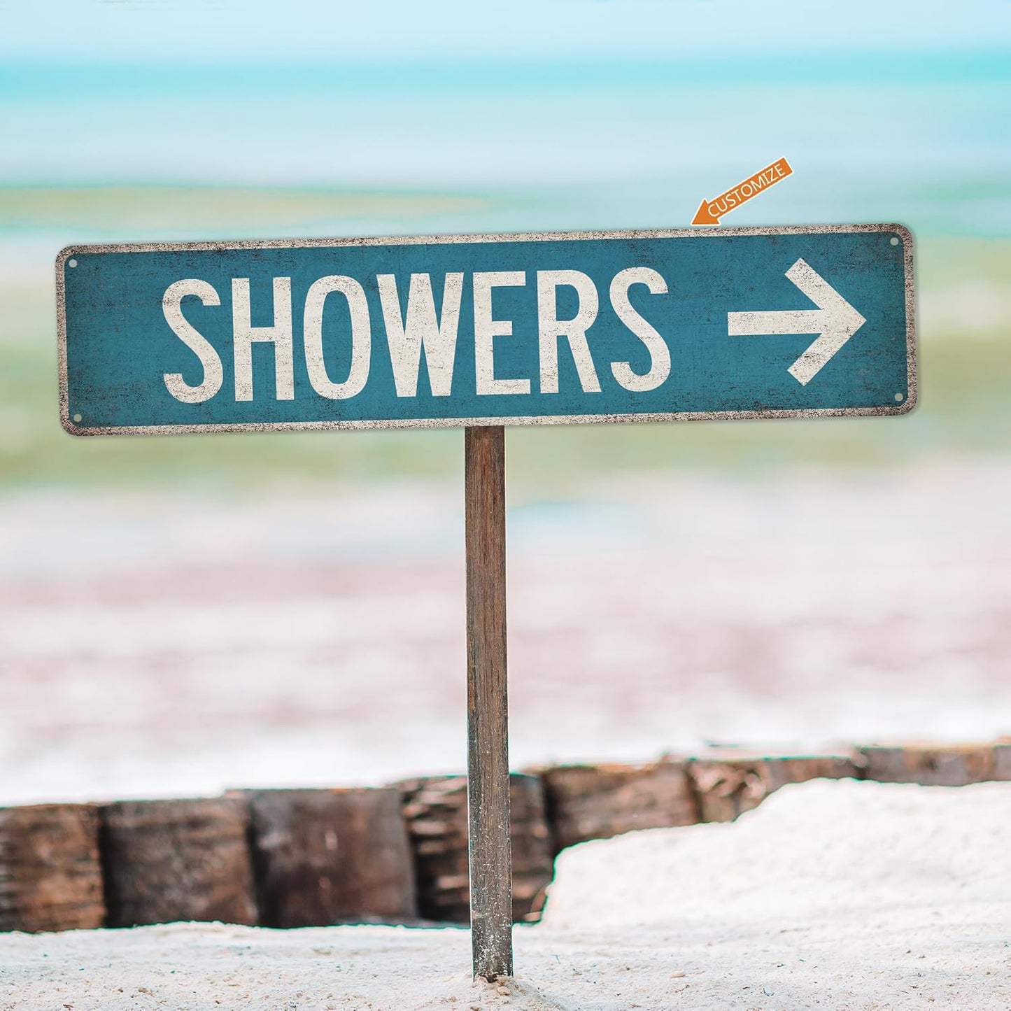 Custom Vintage Street Sign Personalized Directional Signs - Made In USA - Custom Text Personalized Gifts For Men Novelty Street Signs 104180012001