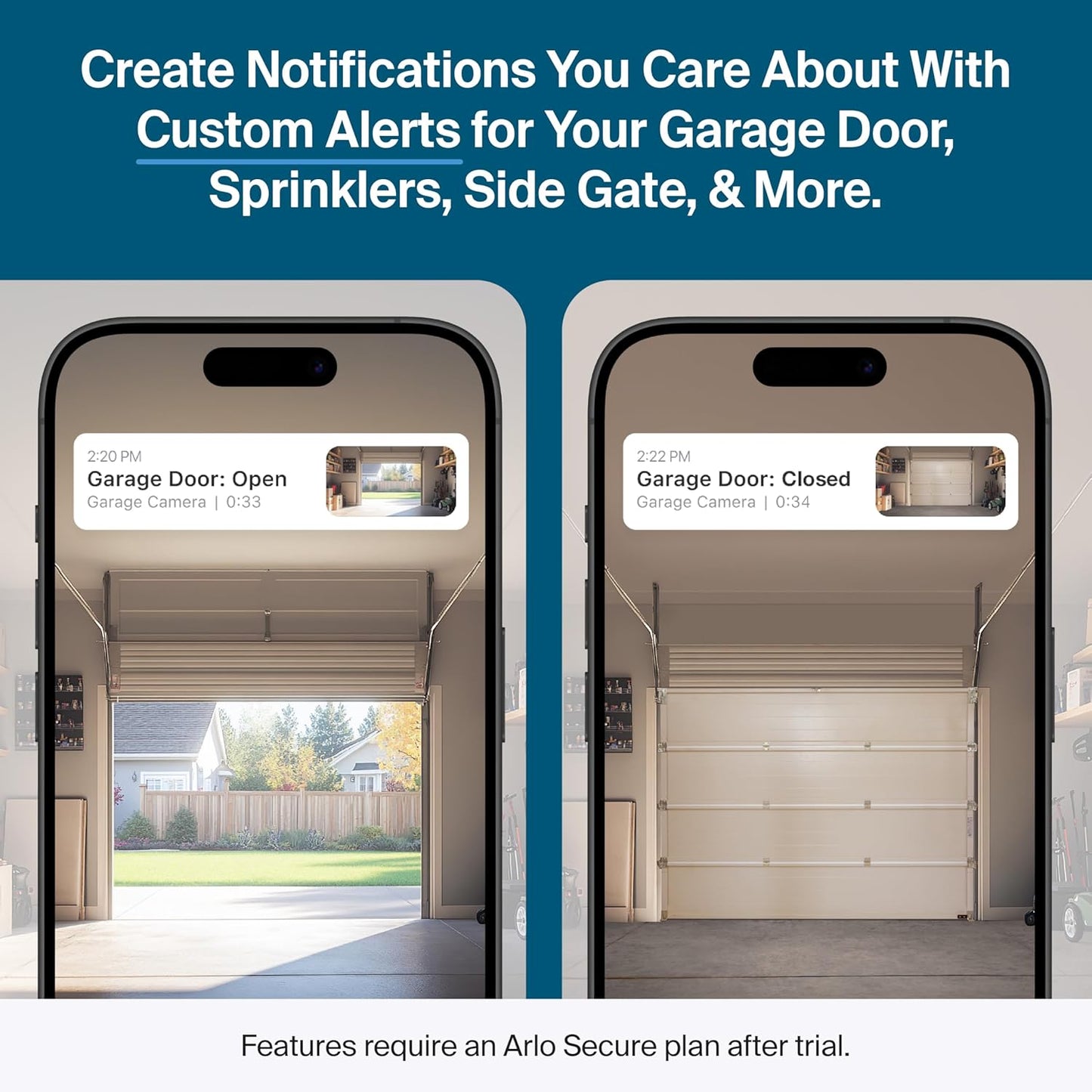 Arlo Pro XL Security Camera (6th Gen - 2025 Release) - 2K HDR, 2x Longer Battery Power, Event Captions, Emergency Response, 1-Mo. Trial of Secure Plan, 160° Field of View, Dual-Band WiFi, 1 Cam, White