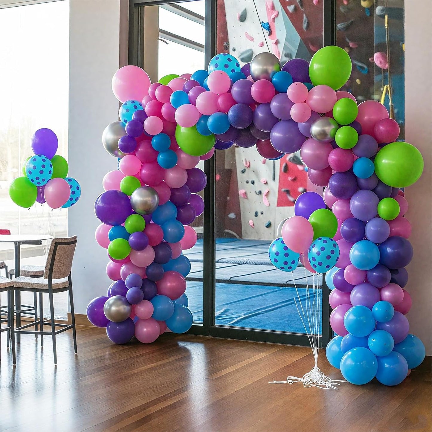 Pink Blue Purple Balloons, Pack of 50 12 inch Balloon with Metallic Silver Purple Teal Green Balloons for Magic Theme Birthday Baby Shower Party Decorations Supplies