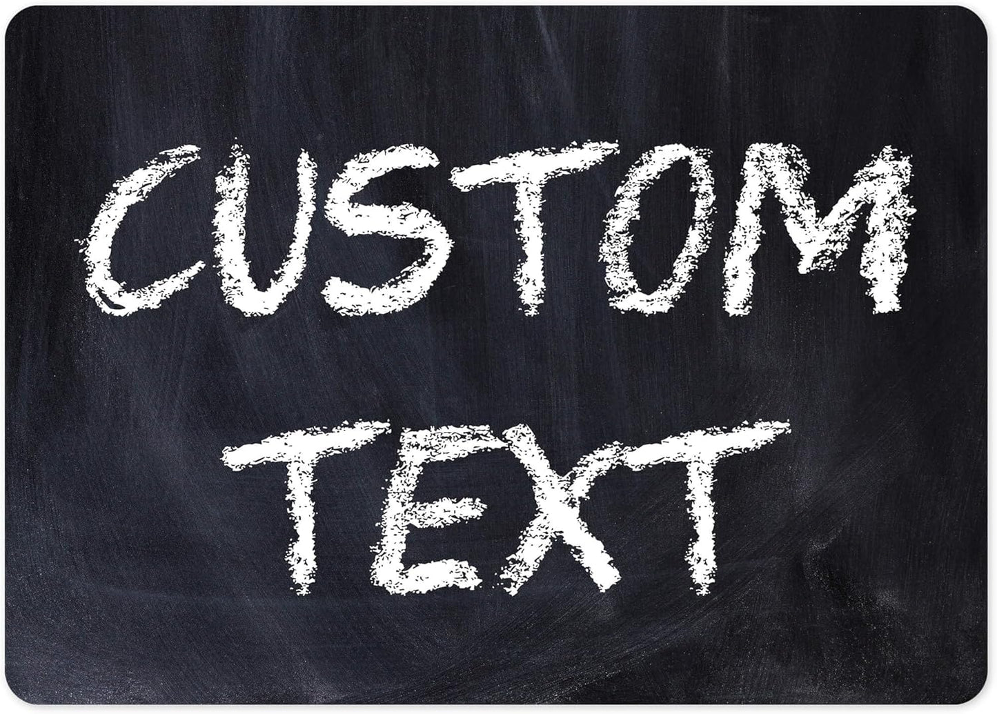 Custom Sign, Custom Street Sign, 11 Font Colors, 13 Font Styles, 4 Hole Options, 22 Sizes, 10x14 Inches, Rust Free DiBound, Fade Resistant, Made in USA by My Sign Center (Chalkboard Black)