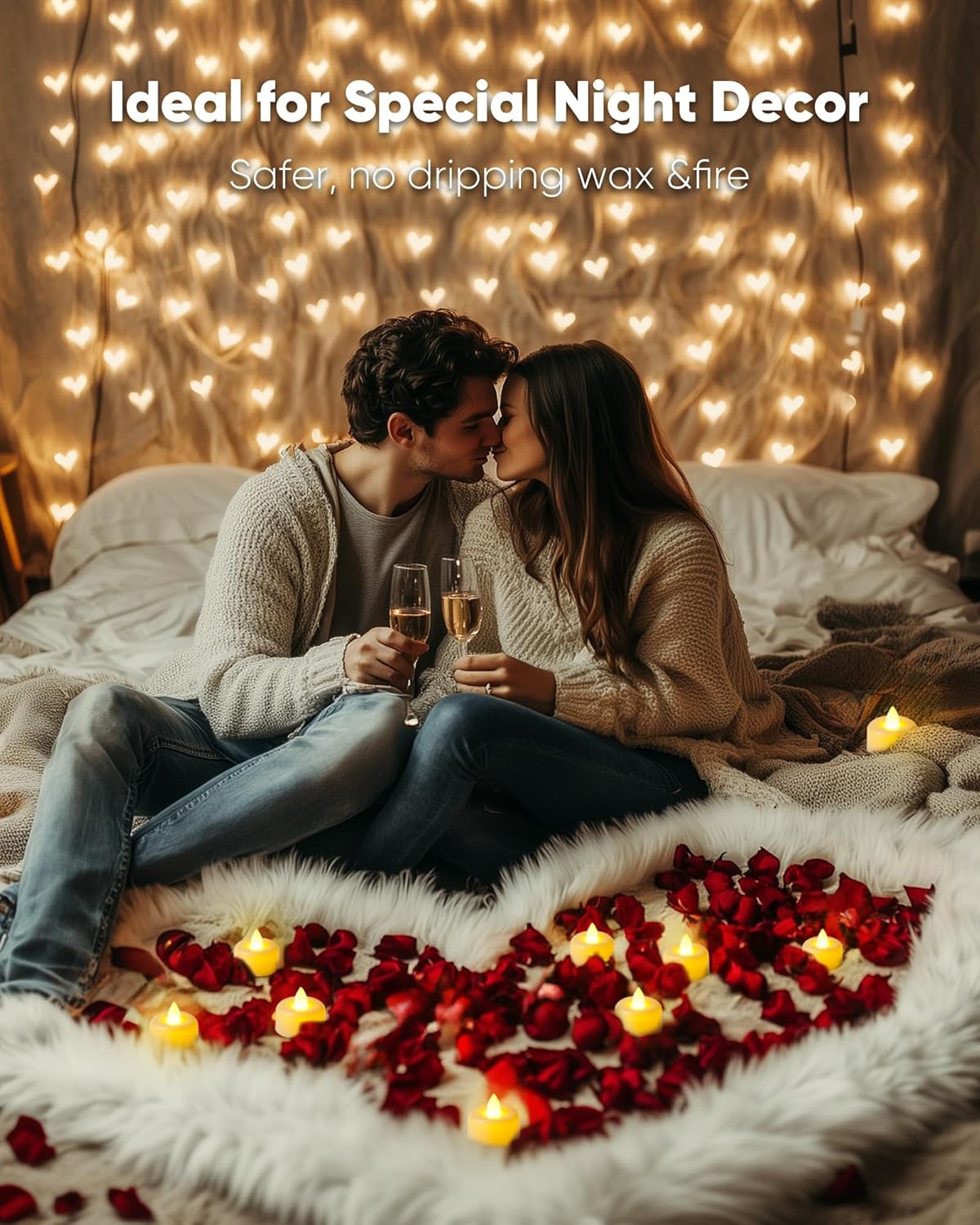 Amagic 24 Pack Remote Candles, Tea Lights with Timer, 400+Hours Flickering Flameless Battery Operated LED TeaLights Candles with Remote, for Table Centerpieces, Home Decor, Wedding, Party (Ivory)