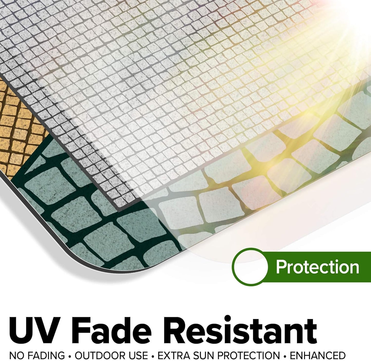 Custom Sign, Custom Street Sign, 11 Font Colors, 13 Font Styles, 4 Hole Options, 22 Sizes, 24x24 Inches, Rust Free DiBound, Fade Resistant, Made in USA by My Sign Center (Fauxsaic 2)