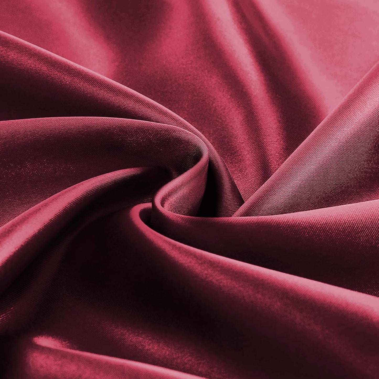 KKJIAF 1 Pack 108 Inch Round Table Cloth, Burgundy Overlay Round Satin Table Cover, Silky Satin Dining Tablecloths for Wedding Buffet Parties Banquet Decoration