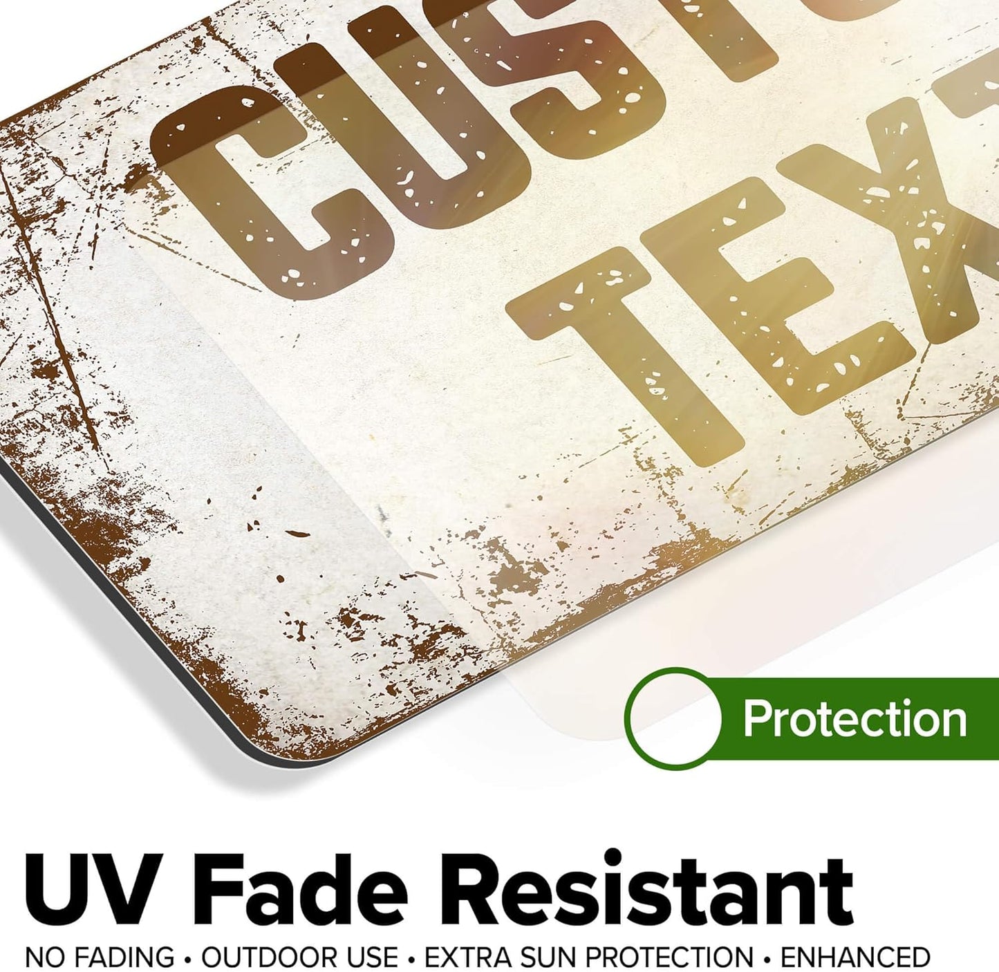 Custom Sign, Custom Street Sign, 11 Font Colors, 13 Font Styles, 4 Hole Options, 22 Sizes, 6x12 Inches, Rust Free DiBound, Fade Resistant, Made in USA by My Sign Center (Rustic)