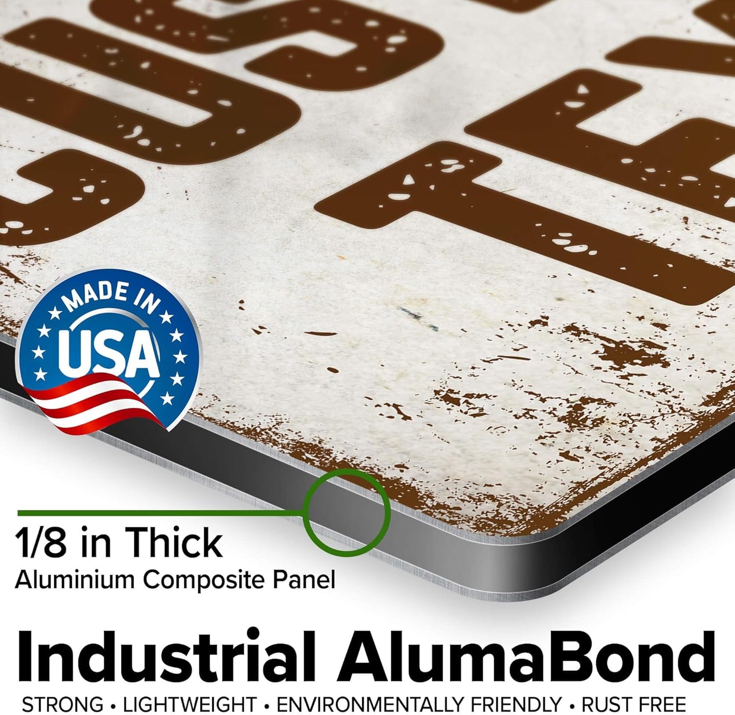 Custom Sign, Custom Street Sign, 11 Font Colors, 13 Font Styles, 4 Hole Options, 22 Sizes, 10x14 Inches, Rust Free DiBound, Fade Resistant, Made in USA by My Sign Center (Rustic)