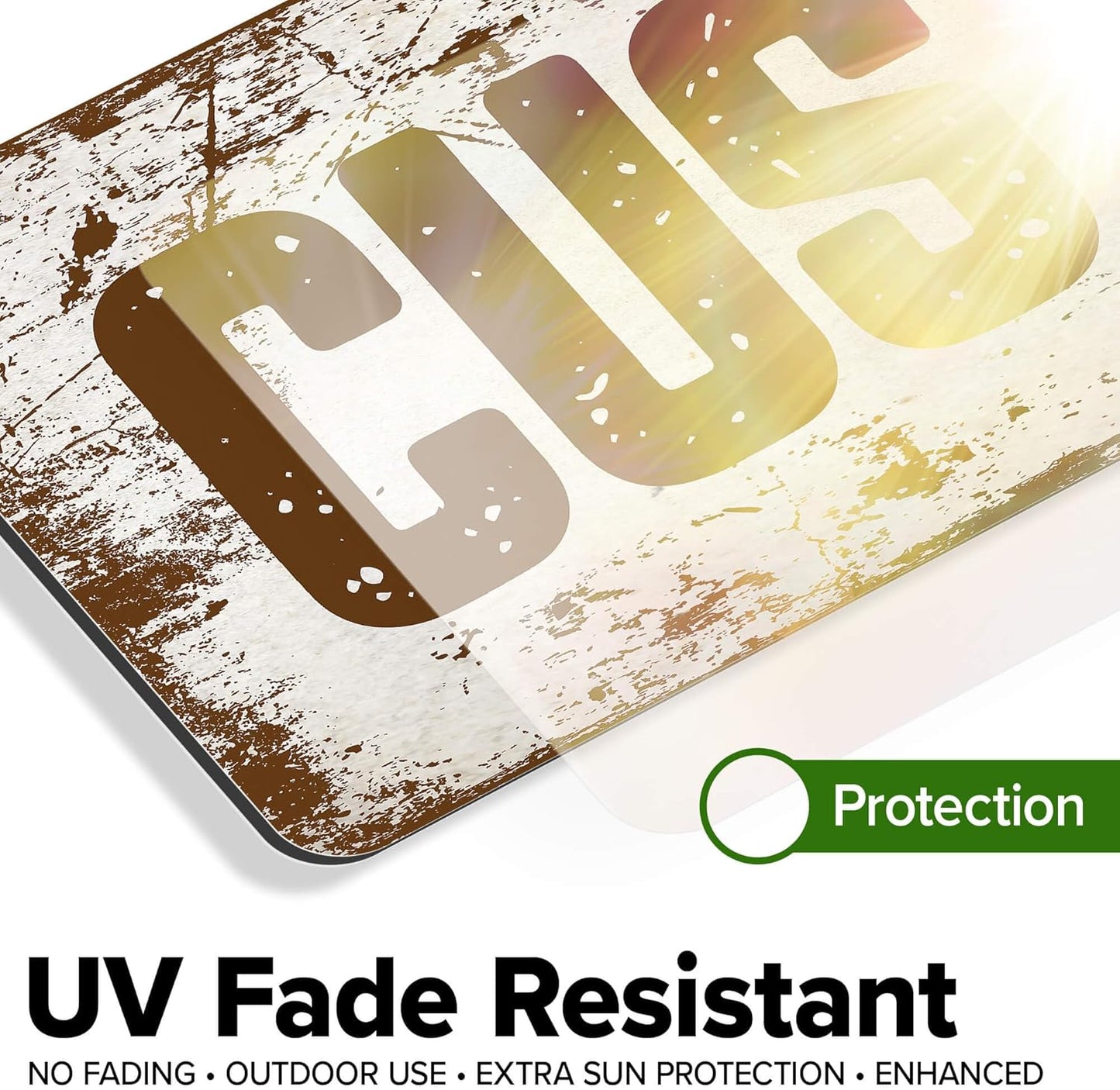 Custom Sign, Custom Street Sign, 11 Font Colors, 13 Font Styles, 4 Hole Options, 22 Sizes, 6x24 Inches, Rust Free DiBound, Fade Resistant, Made in USA by My Sign Center (Rustic)