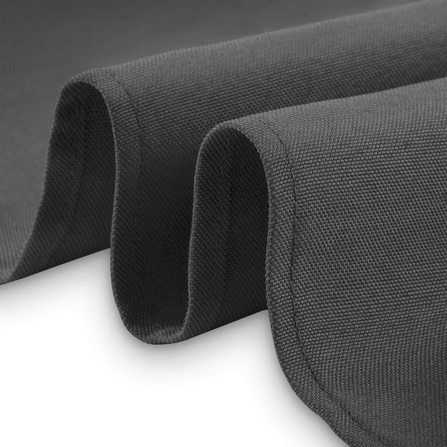 Lann's Linens - 10 Premium 70" Round Tablecloths for Wedding/Banquet/Restaurant - Polyester Fabric Table Cloth - Dark Gray