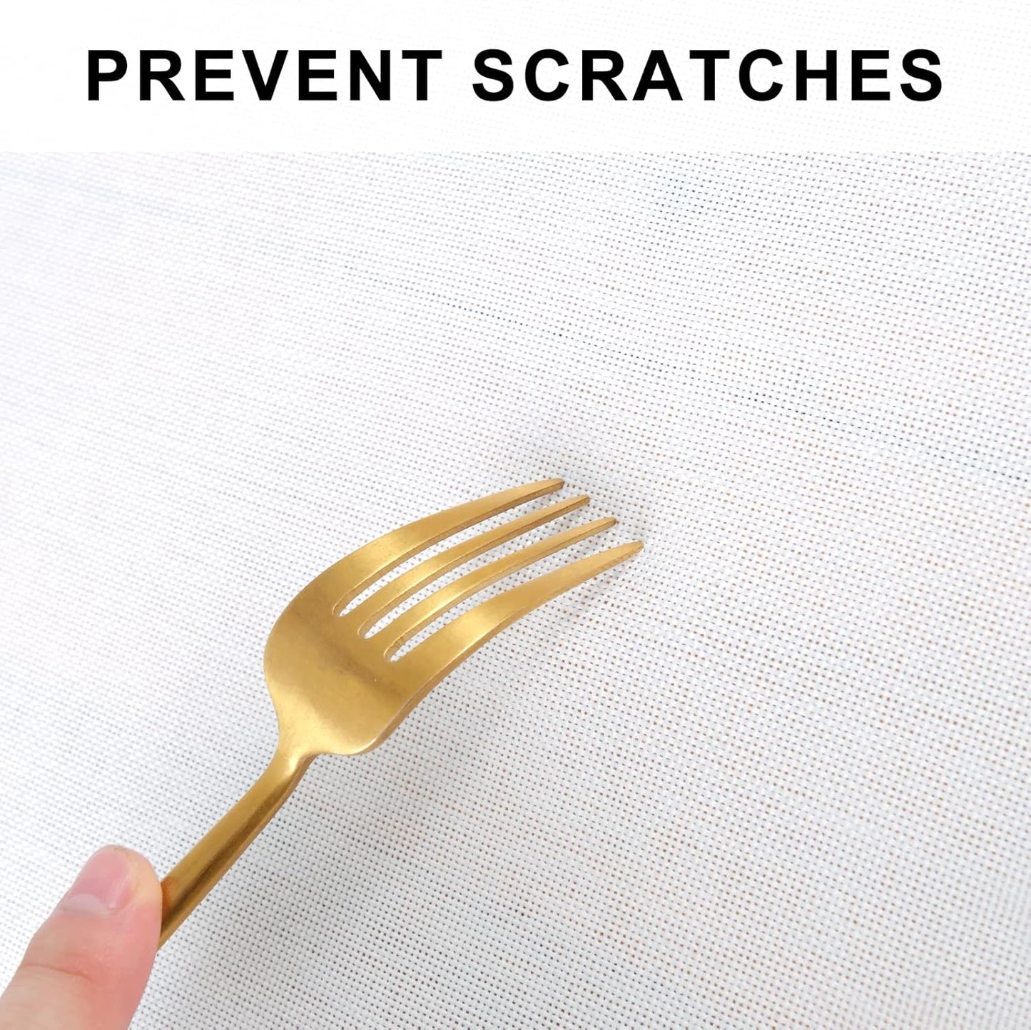 Hiasan Round Tablecloth 45 Inch Linen - Wrinkle and Stain Resistant Washable Polyester Fabric Table Cloth for Dining Room Kitchen Party, White