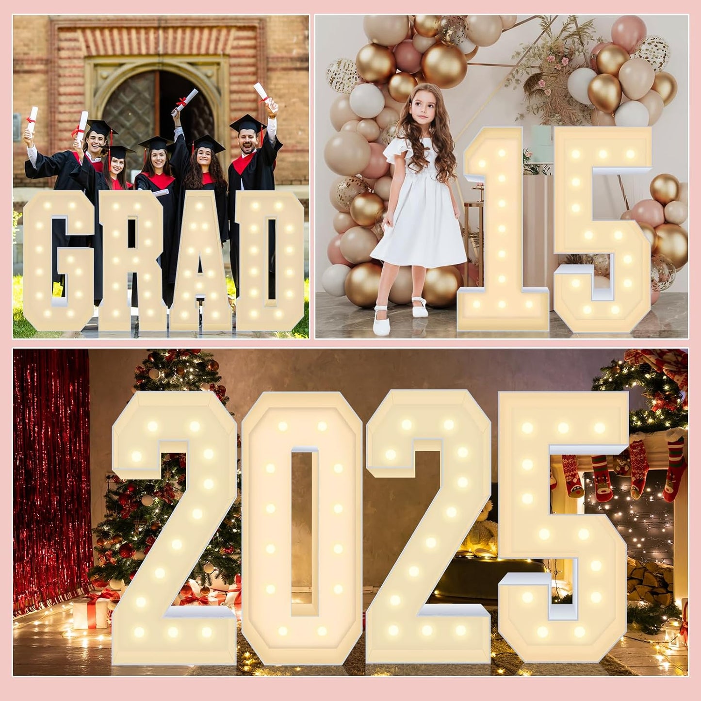 4FT Marquee Plastic Letters R - Light up Letters Are Made from Corrugated Plastic Board - Quick Assembly Without Tools, Disassembled Components Can Be Used for Garage Sale Signs, Yard Sale Signs