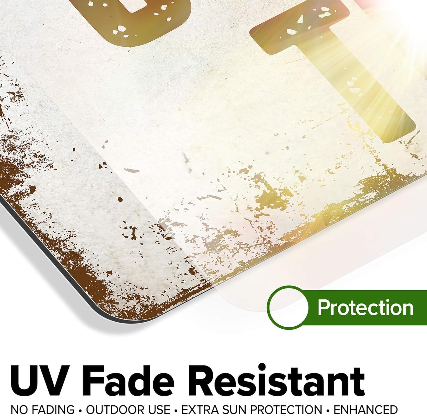 Custom Sign, Custom Street Sign, 11 Font Colors, 13 Font Styles, 4 Hole Options, 22 Sizes, 9x18 Inches, Rust Free DiBound, Fade Resistant, Made in USA by My Sign Center (Rustic)