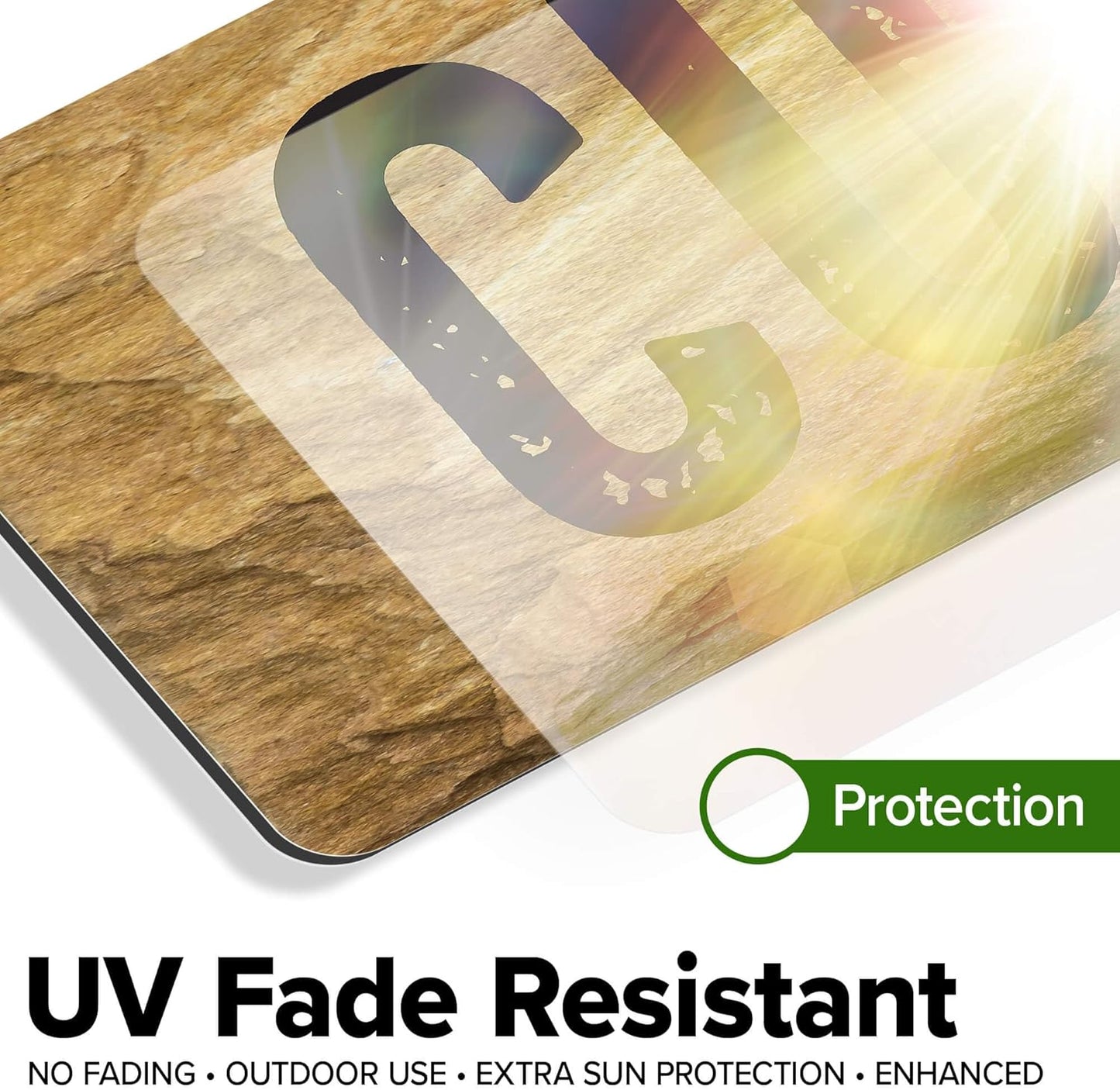 Custom Sign, Custom Street Sign, 11 Font Colors, 13 Font Styles, 4 Hole Options, 22 Sizes, 6x30 Inches, Rust Free DiBound, Fade Resistant, Made in USA by My Sign Center (Stone)