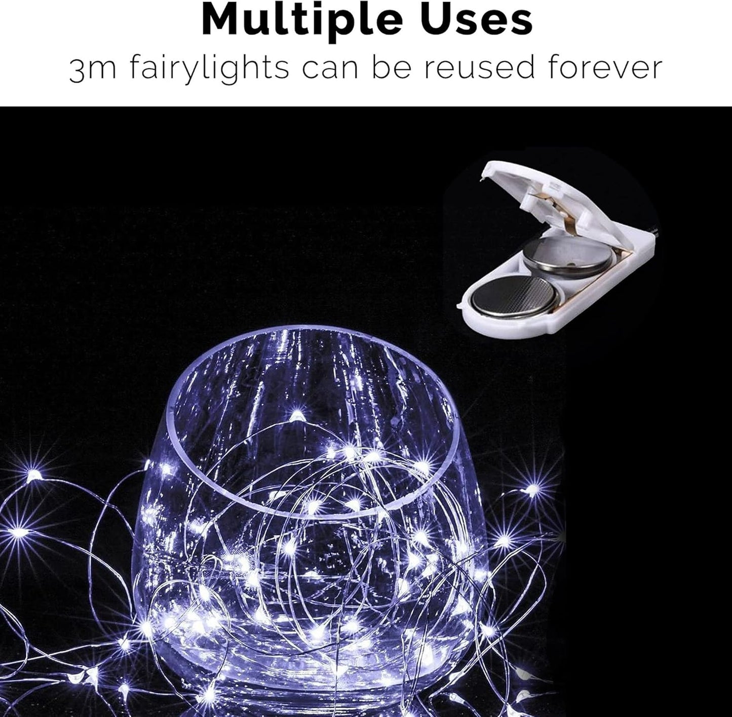 White LED Balloons Light up Bobo Party Balloons DIY kit-Clear Cold White LED Balloons for Helium or Air (cold white, 6 pack)