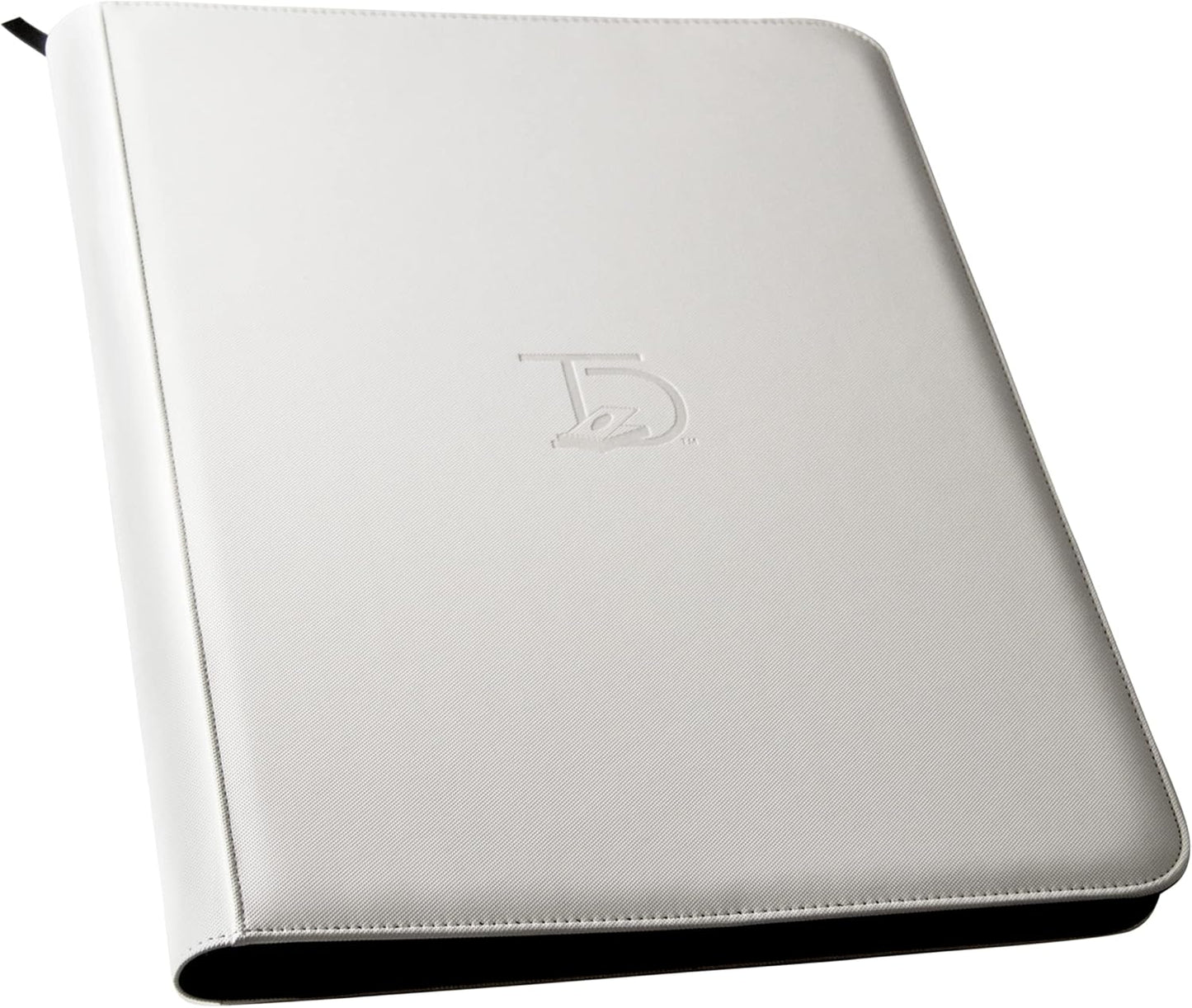 TopDeck TCG Binder - White, 16 Pocket Side Loading Card Binder, Compatible with Pokemon, Yu-Gi-Oh, Magic the Gathering, and More