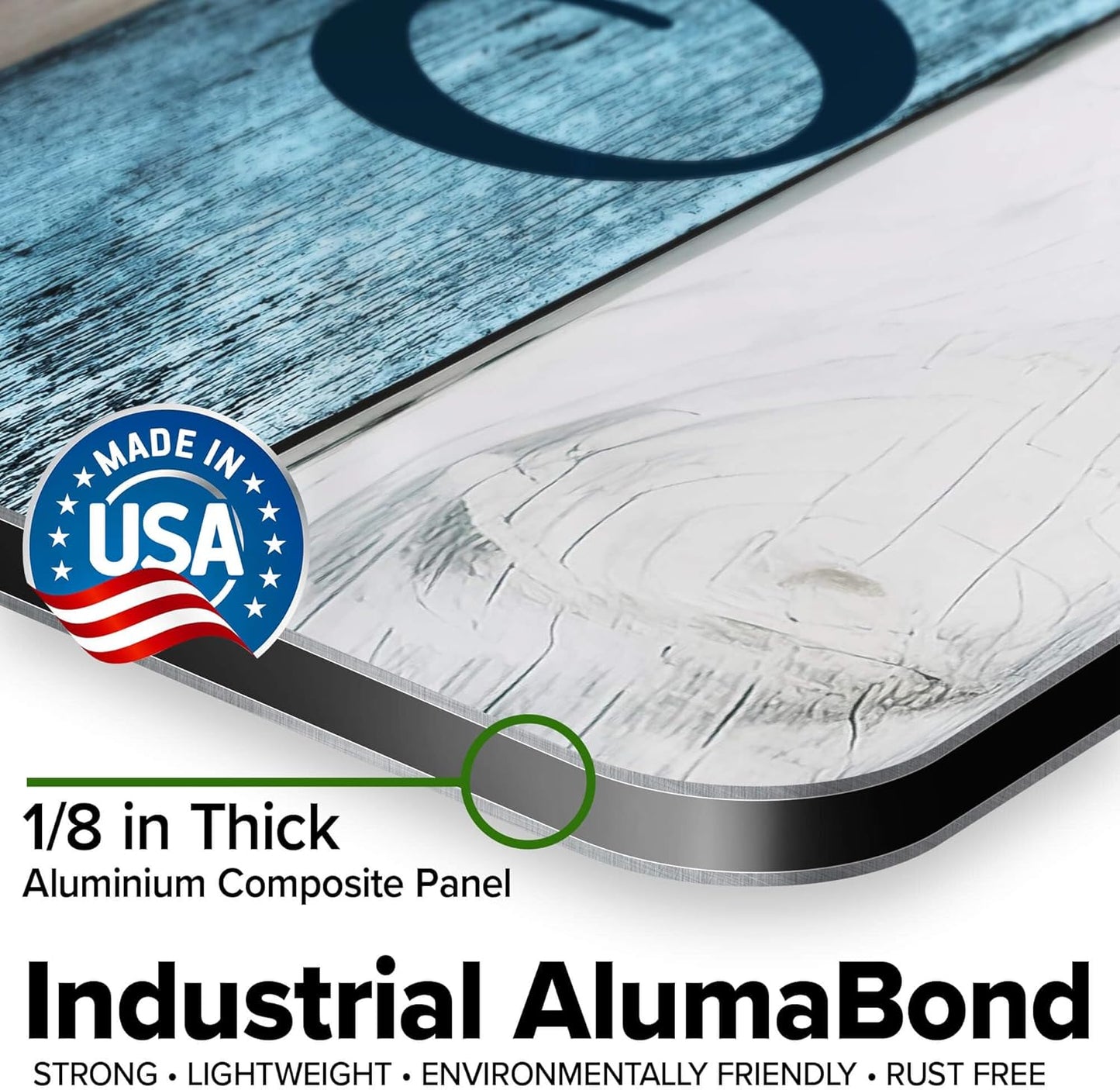 Custom Sign, Custom Street Sign, 11 Font Colors, 13 Font Styles, 4 Hole Options, 22 Sizes, 24x24 Inches, Rust Free DiBound, Fade Resistant, Made in USA by My Sign Center (Coastal)