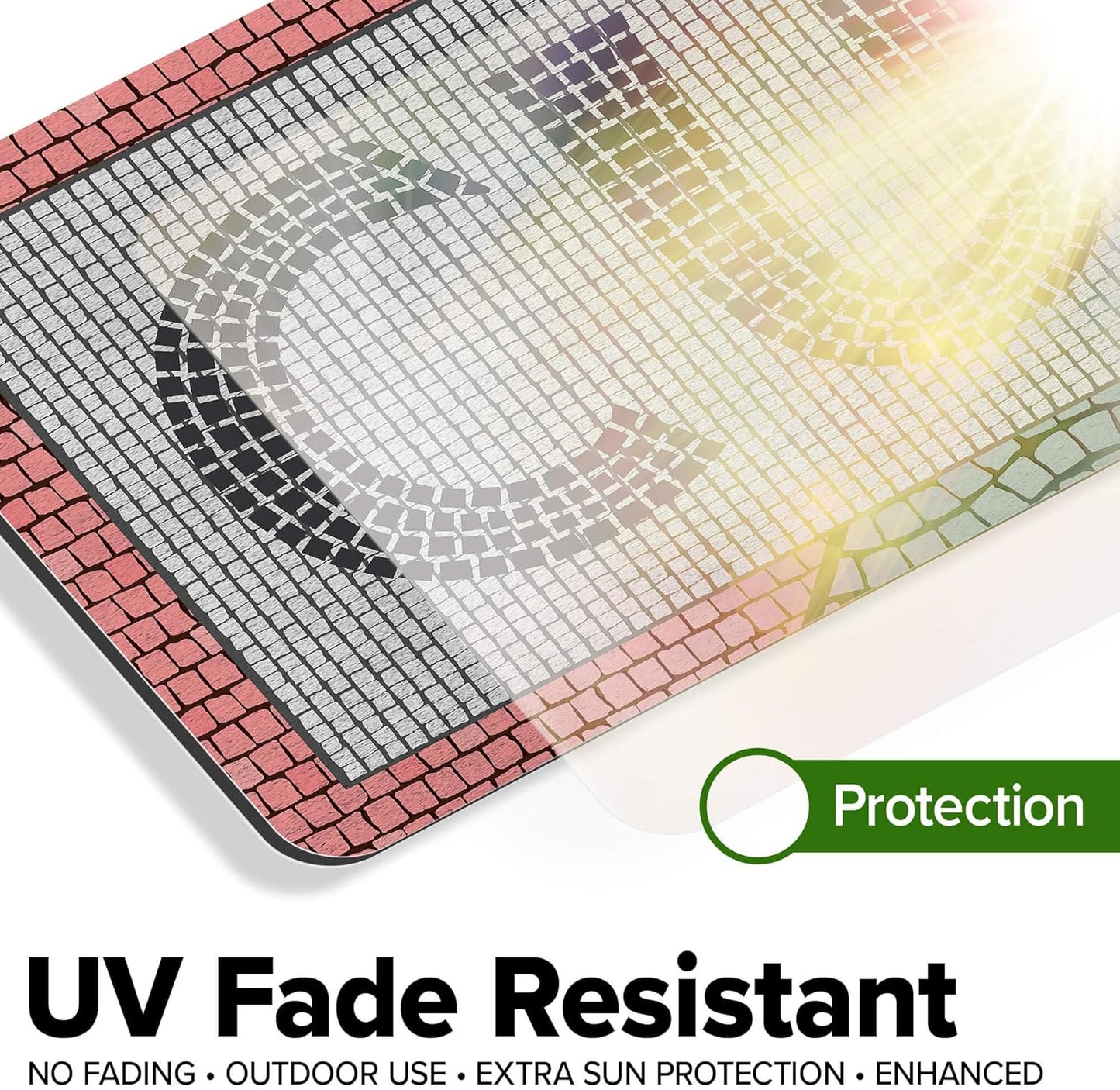 Custom Sign, Custom Street Sign, 11 Font Colors, 13 Font Styles, 4 Hole Options, 22 Sizes, 6x36 Inches, Rust Free DiBound, Fade Resistant, Made in USA by My Sign Center (Fauxsaic 2)