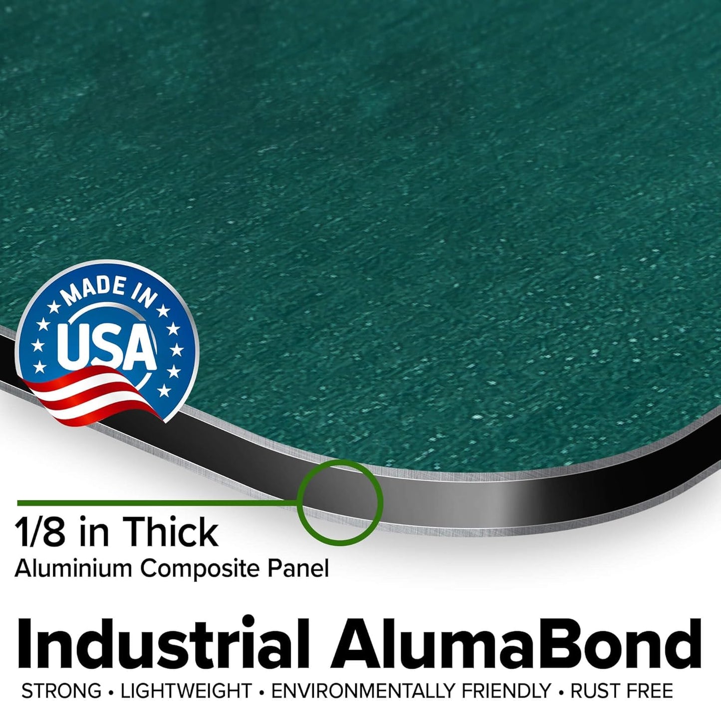 Custom Sign, Custom Street Sign, 11 Font Colors, 13 Font Styles, 4 Hole Options, 22 Sizes, 36x36 Inches, Rust Free DiBound, Fade Resistant, Made in USA by My Sign Center (Chalkboard Green)