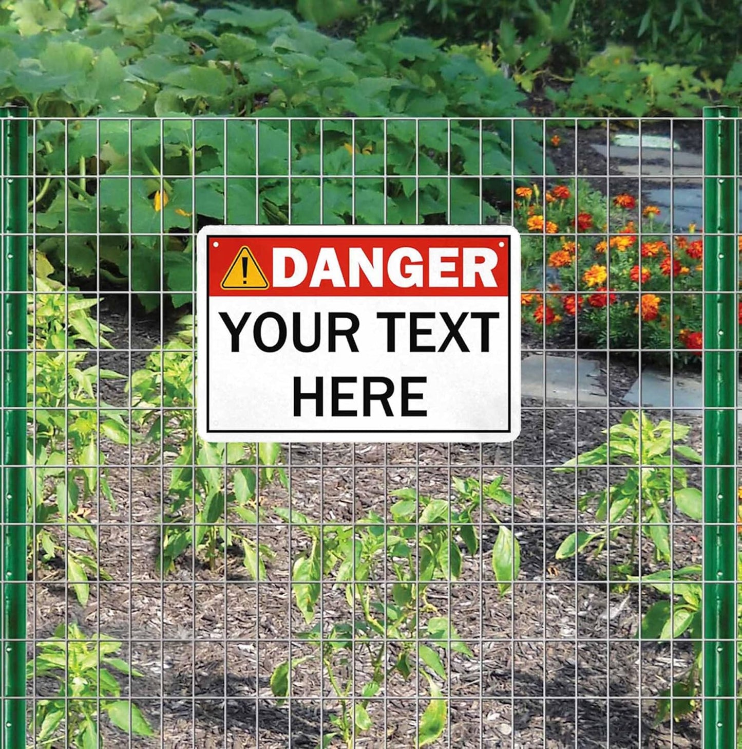 Custom Sign, Personalized Metal Signs, Customize for Office, Business, Workplace, Office, Home, Delivery Signs, Metal Sign With Your Own Image, Text,Photo, Pets, Kids Art Made in USA (Design 4)