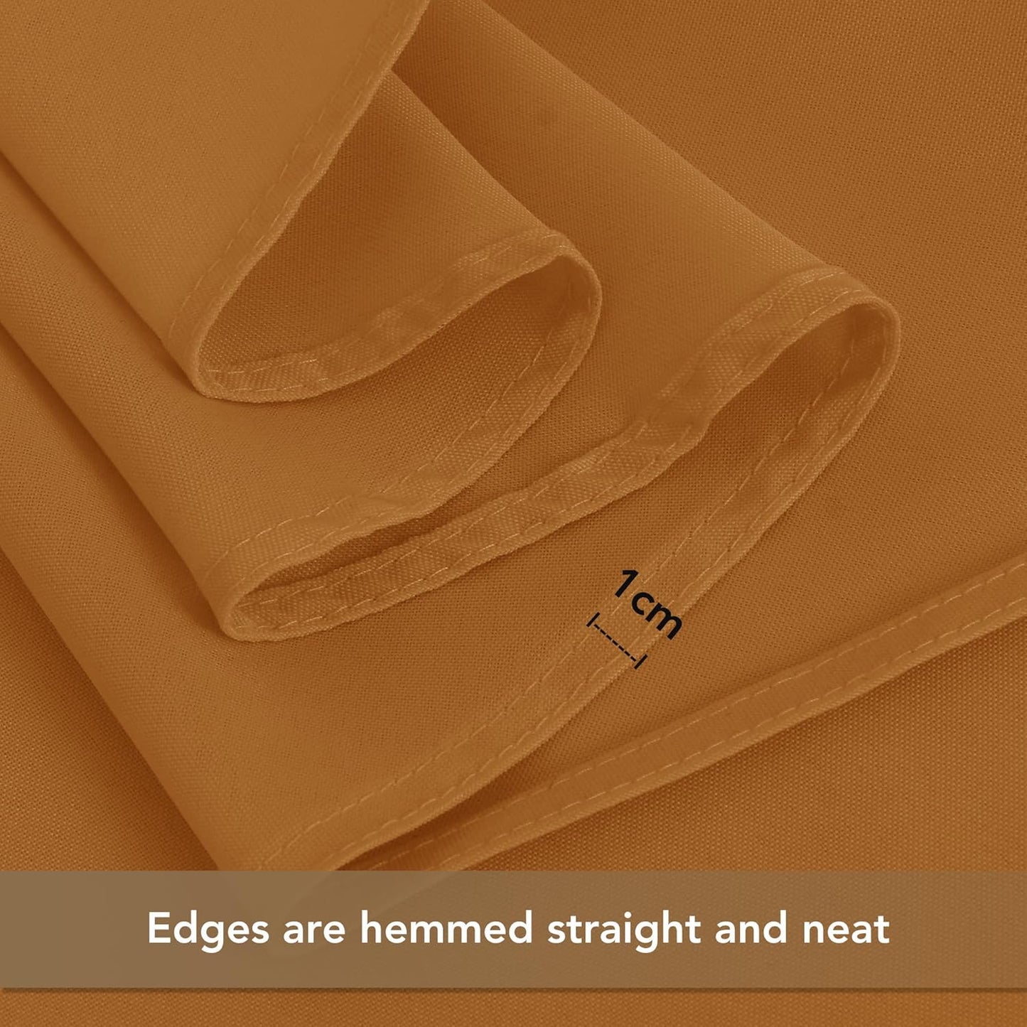 sancua Thanksgiving Square Tablecloths 85x85 Inch Bronze, 2 Pack - Fabric Fall Table Cloth for Square or Round Tables, Washable Polyester Table Cover for Dinner, Holiday Party, Display Tables