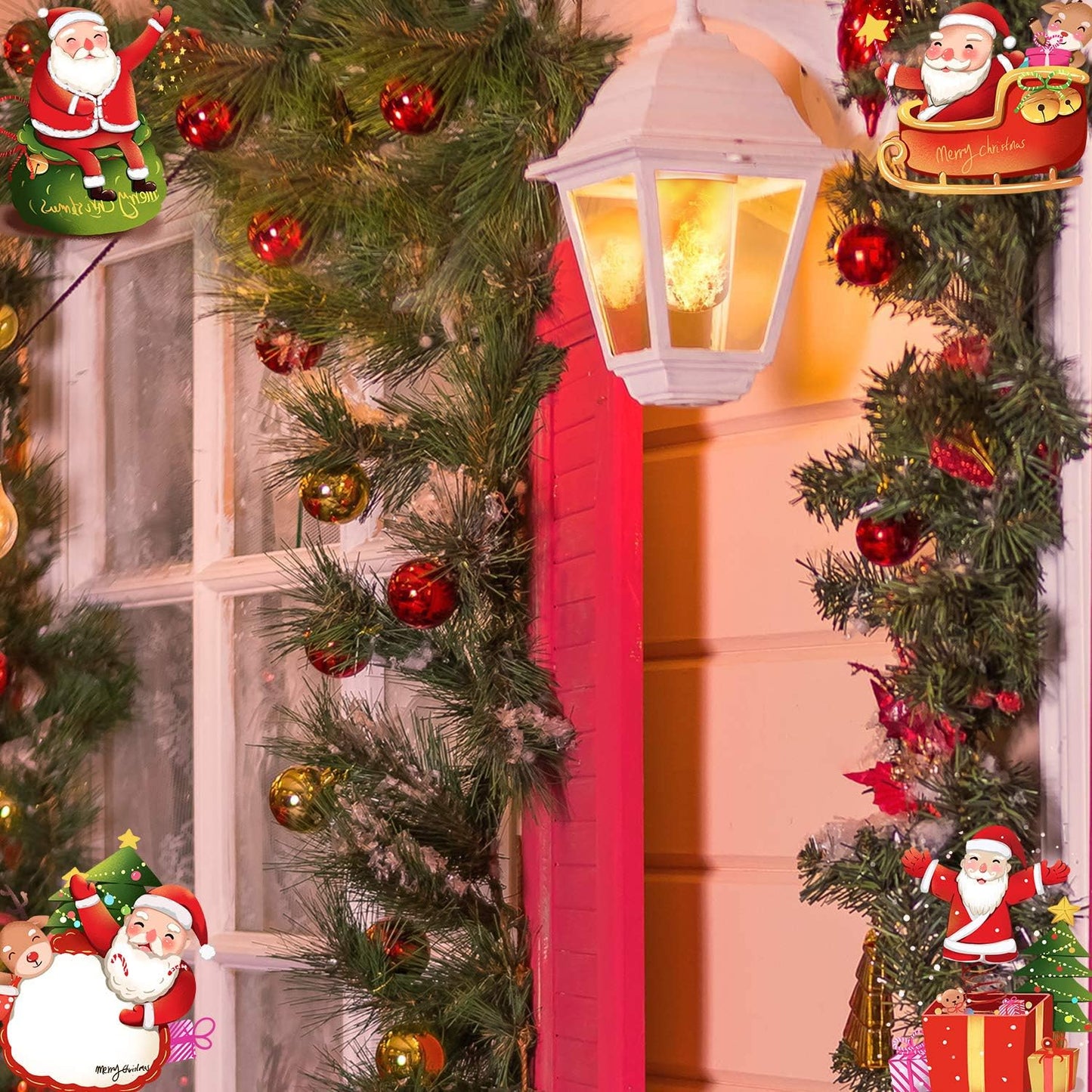 LED Flame Lights with Remote Timer, Flame Lamp 4 Modes USB Rechargeable Fire Lights Indoor Campfire Outdoor Decorative Lantern Hanging Lamps Fireplace Romantic Light for Home Party Camping Bar