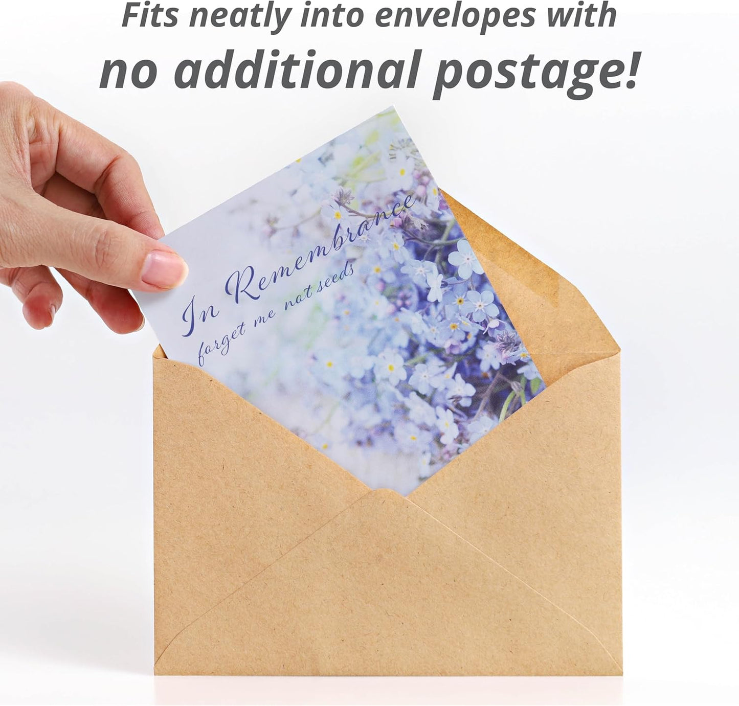 Bentley Seed Co. | in Remembrance Love Left Behind Non-GMO, Non-Coated Forget Me Not | Gardening Gifts | Flower Seeds for Planting | Growing Plants in Memory | Pack of 25