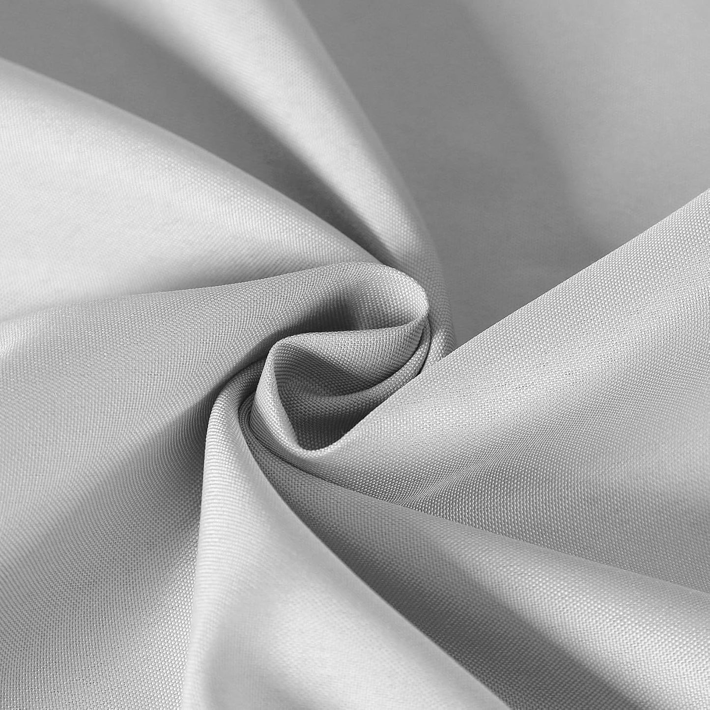 Cupuamon Square Tablecloth 90x90 inch Washable Polyester Fabric Table Cloth for Wedding Party Dining Banquet Decoration（90x90,Silver）