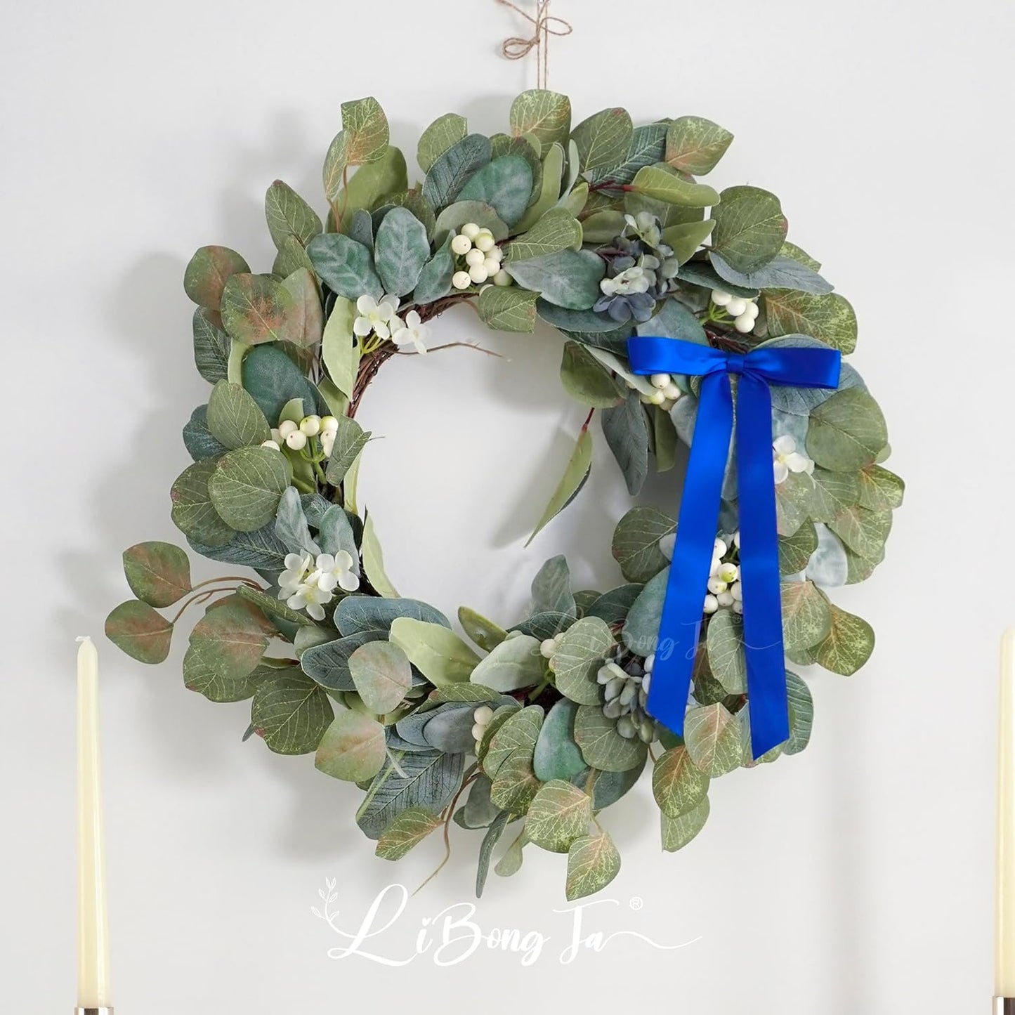 50 PCs Royal Blue Bow Decor 5.5'' Satin Bows with Long Tail, Twist Tie Bows for Craft, Packaging Ribbon Bows, Premade Bows for Cake Decorating, Gift Bows for Treat, Wedding Favor, Party